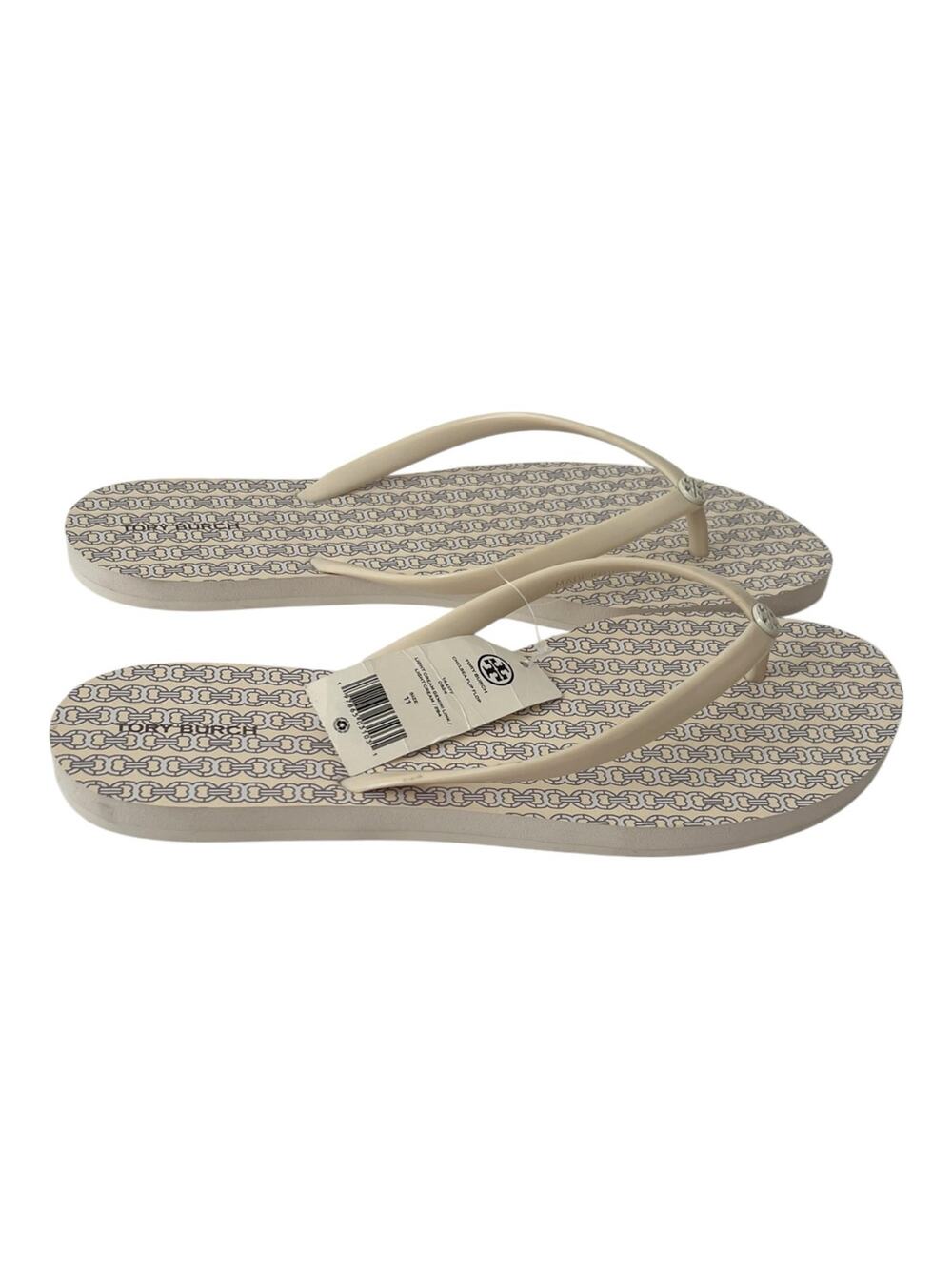 Tory Burch Chelsea Flip Flop In Light Cream Gemini Link Size 11